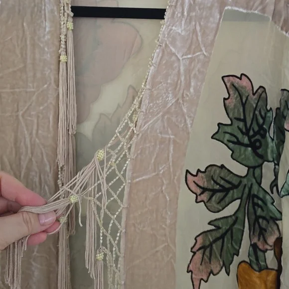 Silk blend Sam Hilu Kimono - Picture 3 of 12